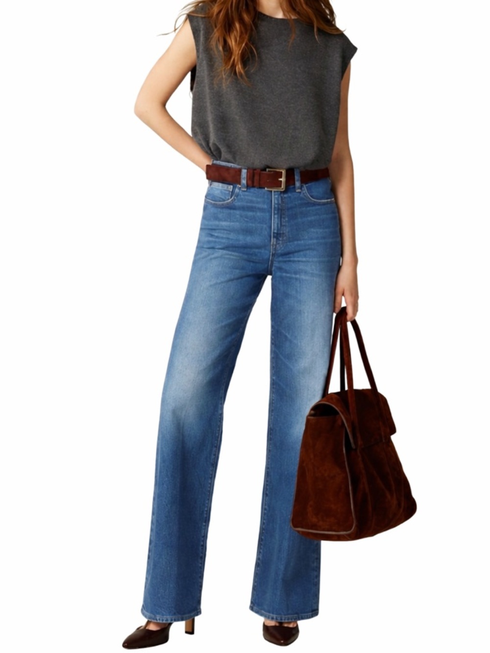 J.CREW 28x31 Denim Trouser Jean Charlotte Wash blue high rise